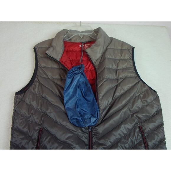 Red Camel Mens Gray Zip Front Polyester Lined Puffer Vest‎ Size XL Pockets - Picture 4 of 7